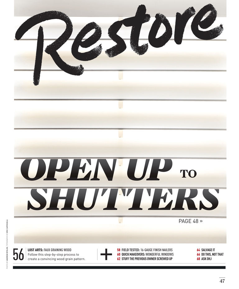 Restore Opener by Megan Hillman