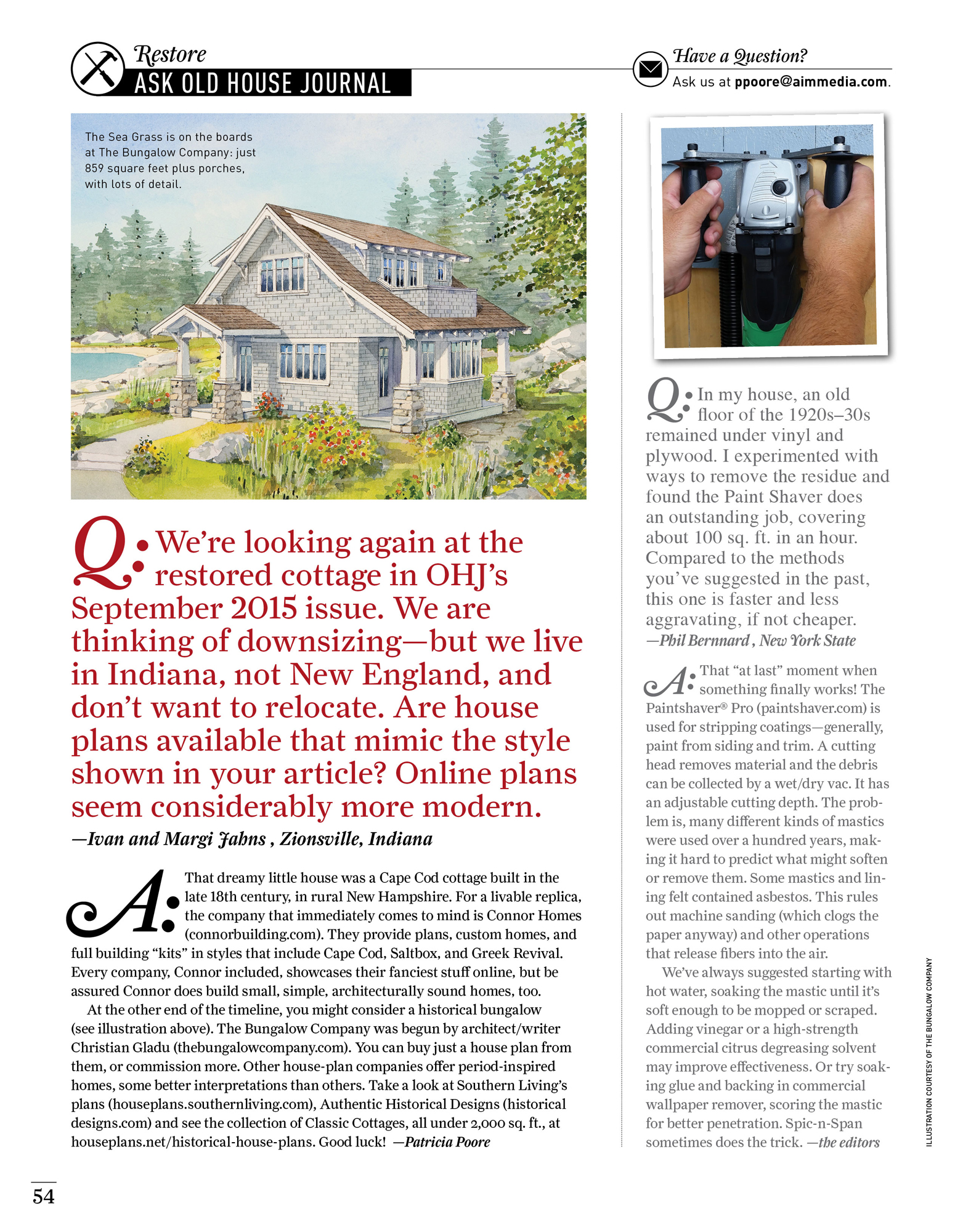 Ask Old House Journal by Megan Hillman