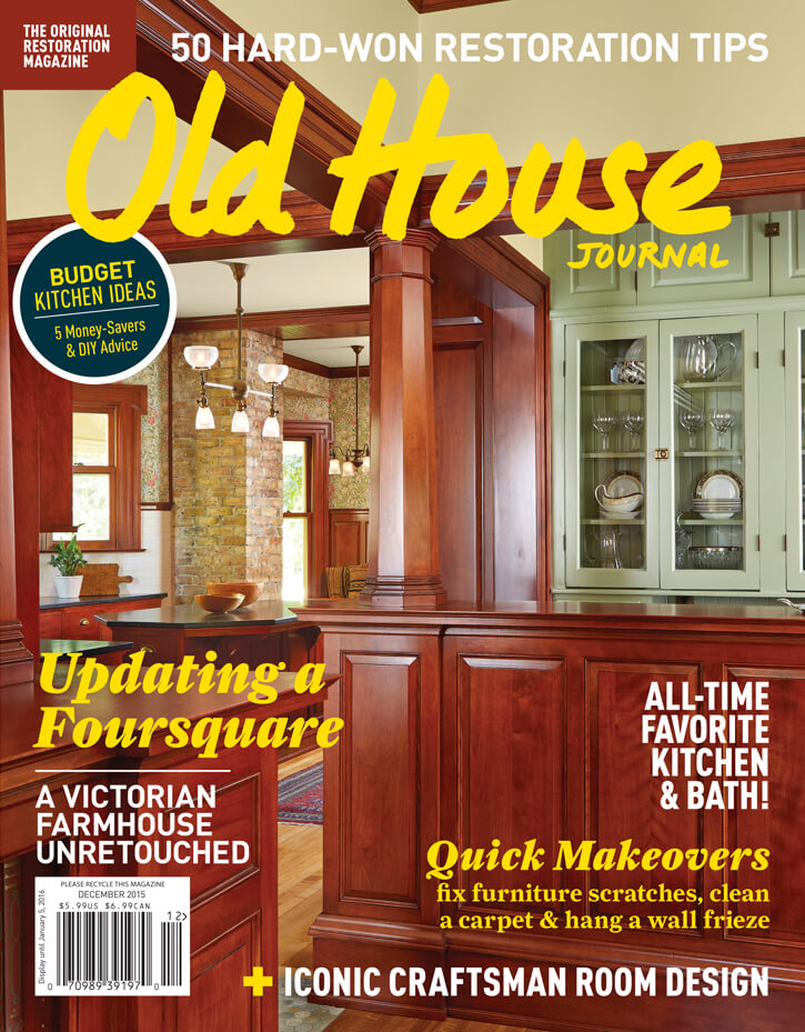 Old House Journal cover by Megan Hillman