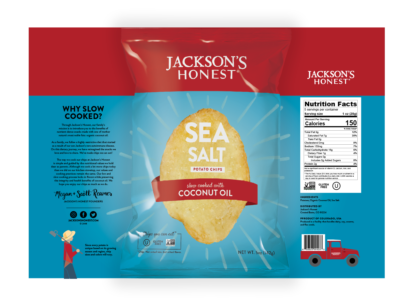 Jackson's Honest Packaging by Megan Hillman