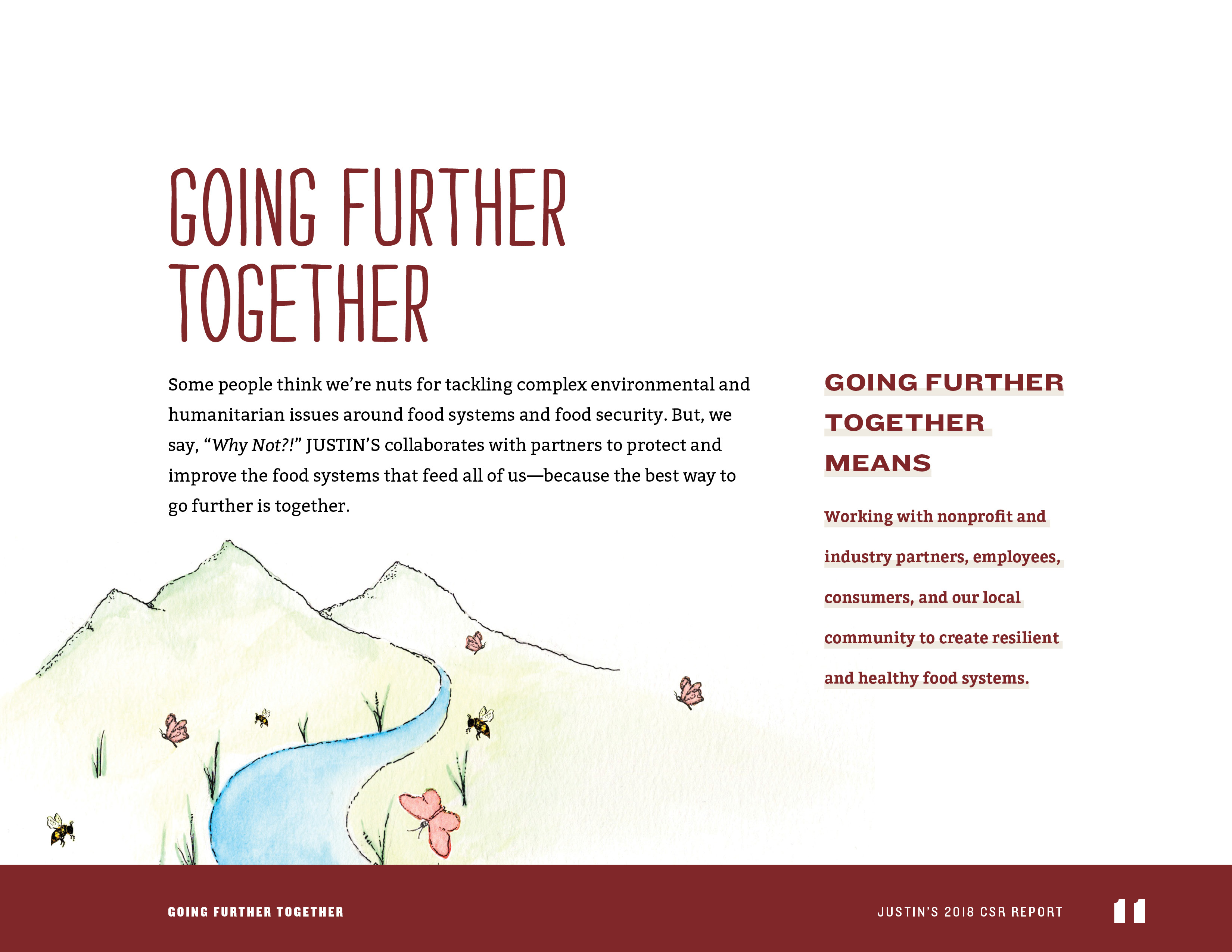 Justin's 2018 CSR Report by Megan Hillman Donovan