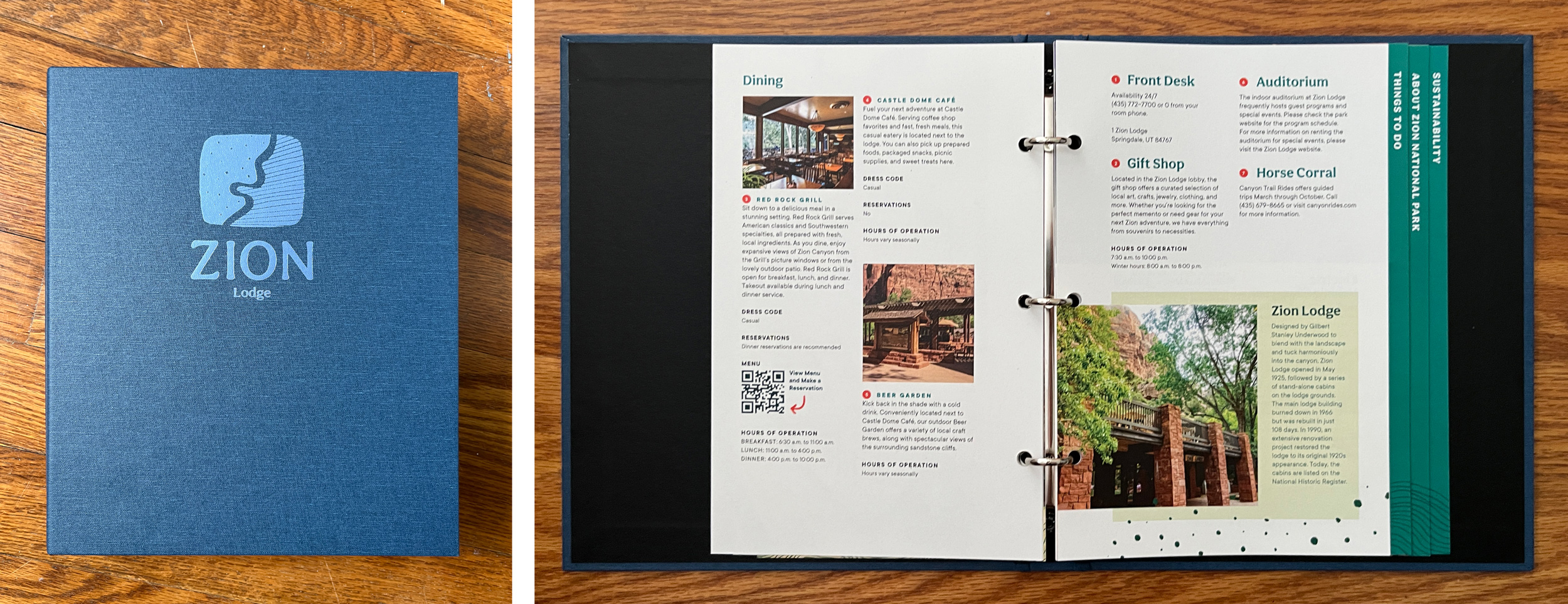 Zion National Park Lodge Room Guide by Megan Hillman Donovan